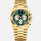 Chronograph Gold Emerald